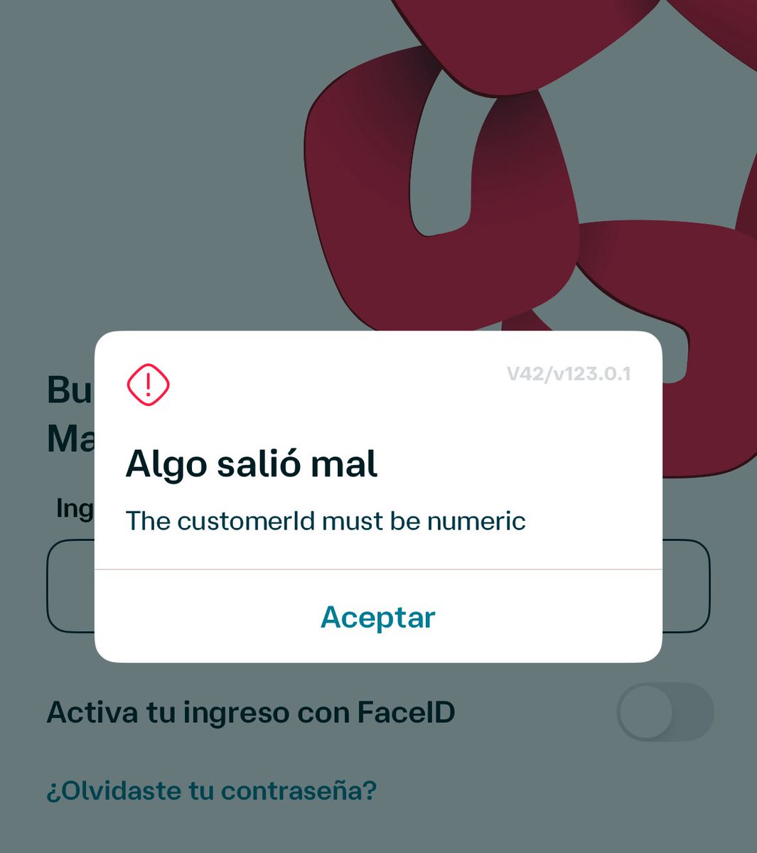 _marale's tweet photo. @banamex Esto sale en la app y al ingresar a bancanet con # de tarjeta mis iniciales son incorrectas https://t.co/kLpqUQfTZN