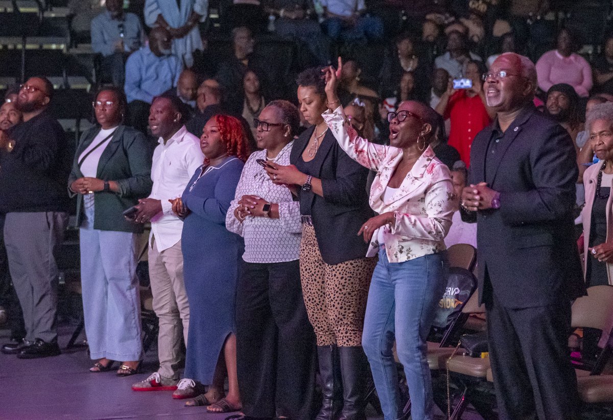 𝑻𝒖𝒓𝒌𝒆𝒚 𝑫𝒂𝒚 𝑮𝒐𝒔𝒑𝒆𝒍 𝑬𝒙𝒑𝒍𝒐𝒔𝒊𝒐𝒏: Hornet Nation came together Sunday for an afternoon of praise and worship featuring Le’Andria Johnson, The Alabama Boys and OneAChord. #MyASU