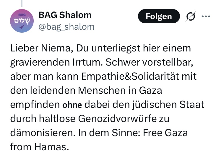 Wer wie die radikalzionistische <a href="/bag_shalom/">BAG Shalom</a> im November 2025 weiterhin von „haltlosen Genozidvorwürfen“ spricht, steht außerhalb jedes linken Konsens. Das ist einfach offene Verharmlosung von Gewalt.