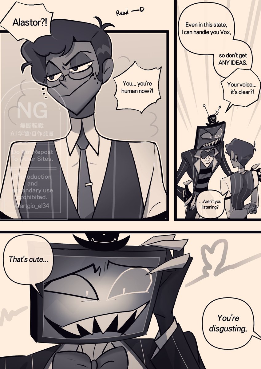 artgio_el34's tweet image. I used a translation tool, the dialogue might not be very smooth.
#StaticRadio