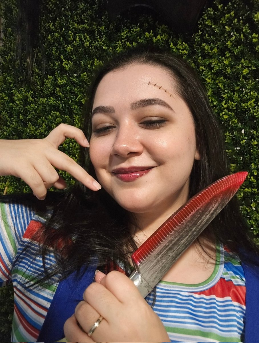 misolips's tweet image. his this is my impression of a cutie patootie chucky themed 👻

#ssd #stayselcaday #스트레이키즈  #leeknow #리노 #straykids