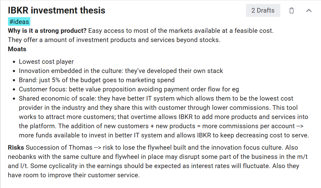 Sempiterno_Inv's tweet photo. For those who might be interested here is my snapshot about $IBKR investment thesis.

I did not speak about financials here as they're truly incredible 😂no need to remark them https://t.co/nkBxnP1H2n