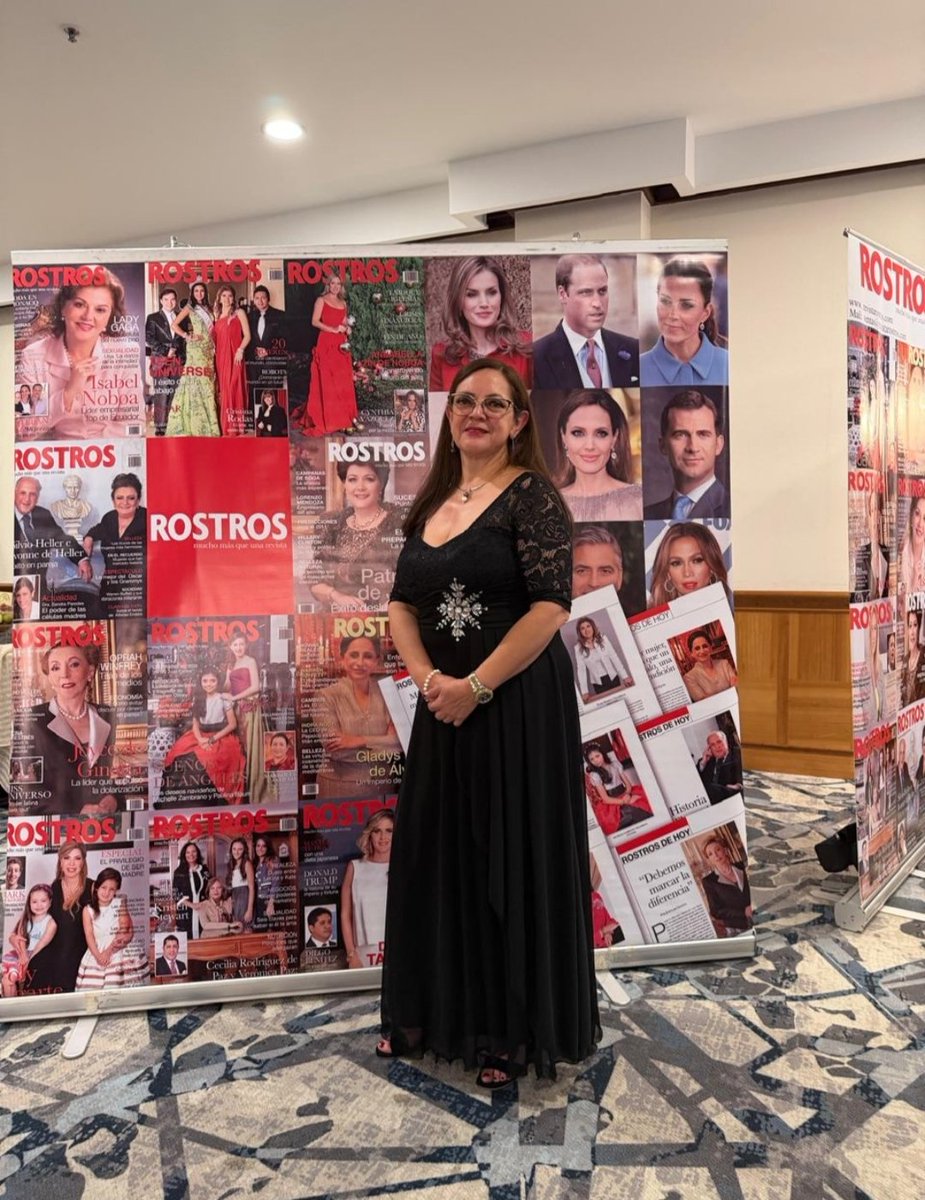 juezacamacho's tweet photo. Expreso un agradecimiento a la Revista Rostros por el Reconocimiento y Elección como Mujer del Año 2025, en el lanzamiento del libro "Inquebrantables". https://t.co/jfT7GOmznz