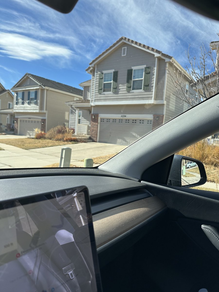 EricTSaunders's tweet photo. So are we ever going to get an update to the Tesla map app?   Because dang…. It keeps sending me to places that is not where I want to go….  Like the instance in the pictures, it wants me to be on a major road and walk through someone’s yard to get to my destination.    And that was with me sitting outside of the front door.
@elonmusk @Tesla