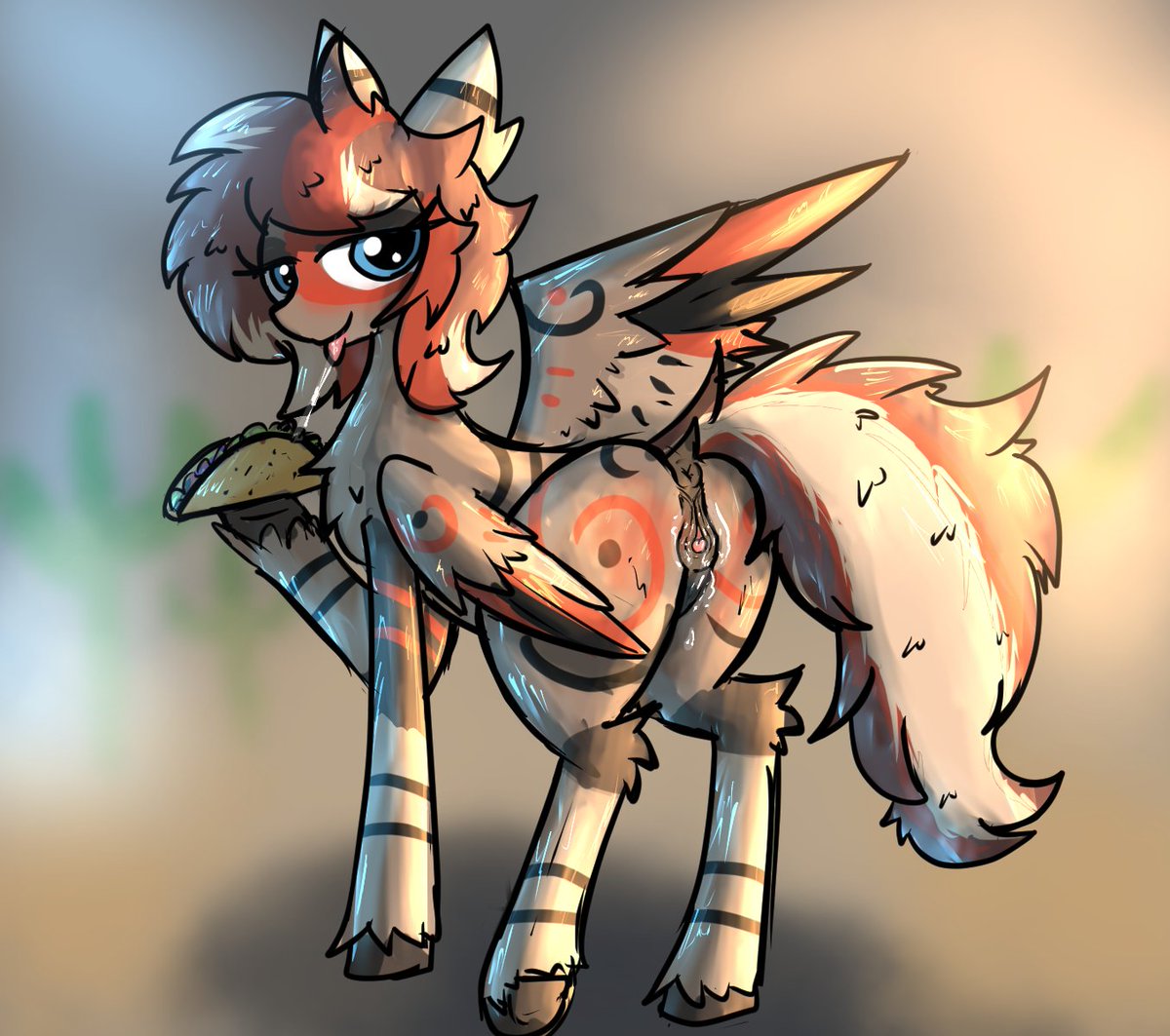 My gal really enjoys tacos.