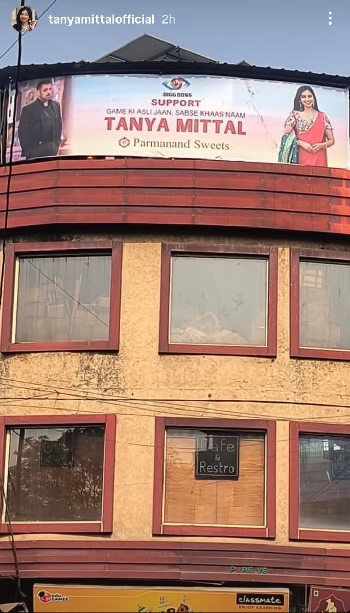 BollyJalwa's tweet image. Game Ki asli jaan, Sabse khaas naam
Tanya Mittal

Support from Parmanand Sweets

Make sure you are voting for her on JioHotstar app
Voting line refreshes each day, so vote every day, give all 99 votes to boss 

STOP BULLYING TANYA
EVICT MALTI CHAHAR