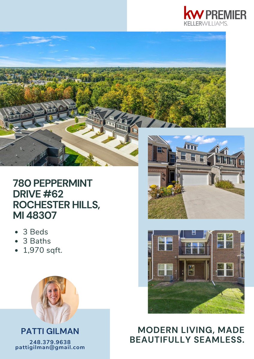 PattiGilman's tweet image. Experience the best of contemporary design with bright interiors, clean lines, and smart-home innovation woven into every corner. 

#RochesterHillsRealEstate #ContemporaryLiving #SmartHomeFeatures #DesignForward #ModernLuxury #EcoConsciousHome #MichiganHomes #PattiGilmanHomes