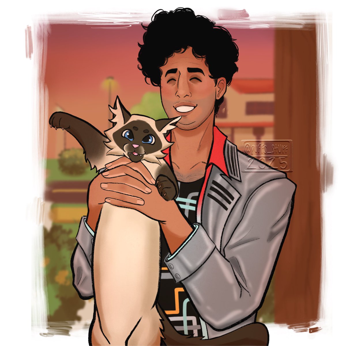 puffs_stuff's tweet image. Hector with a cat he found, based off of my fic “New Love, New Life” ❤️❤️ Sweet baby :’)

#dateeverythinggame #dateeverythinghector #dateeverything #hectordateeverything