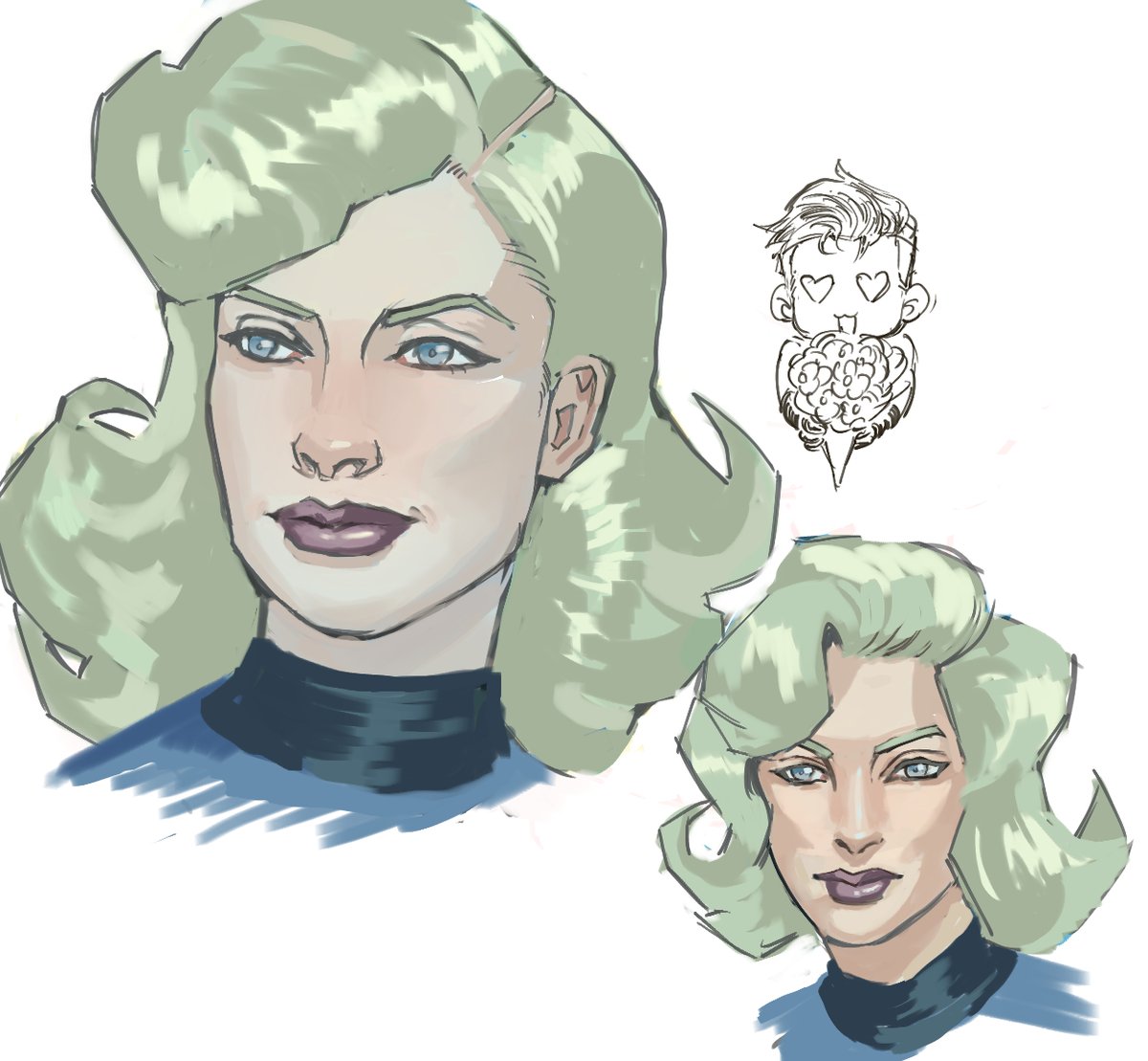 trying to make face studies fun 
#suestorm #FantasticFour