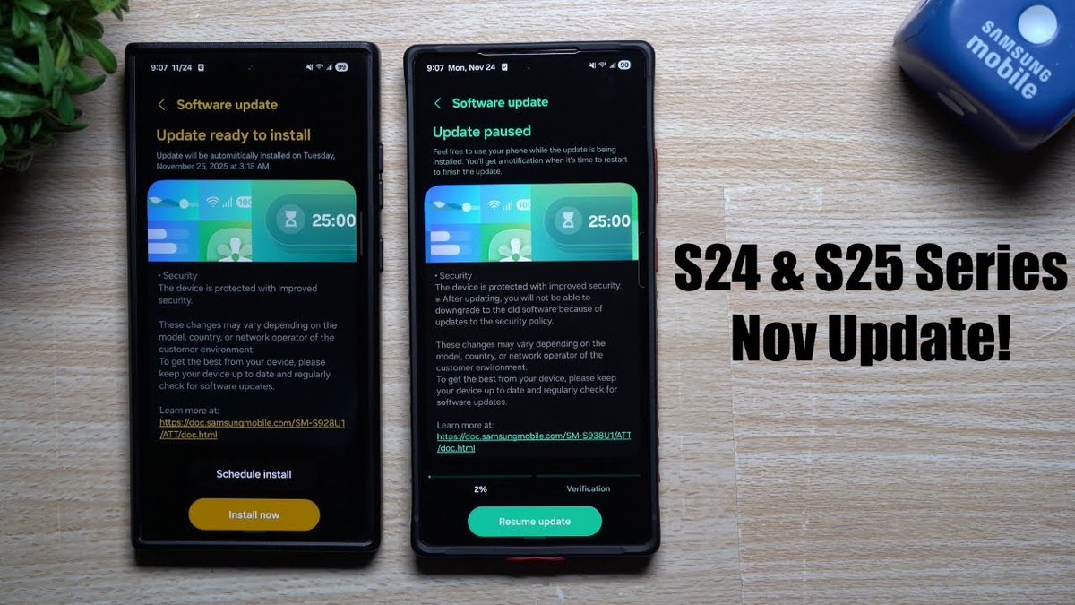 jimmyispromo's tweet image. Galaxy S24 Series &amp;amp; Galaxy S25 Series - Here&apos;s What It Brings

Watch Here: youtu.be/KygtCeoWUbs

#Samsung #OneUI7 #GalaxyS25Ultra #GalaxyS24Ultra #GalaxyAI @SamsungMobileUS #OneUI8