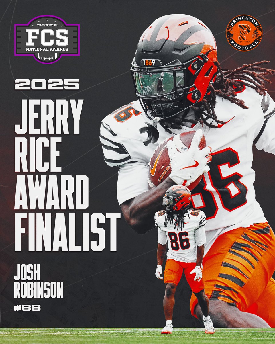 Josh Robinson Does It Again. 

Following his outstanding season, <a href="/Rob03Black/">Josh Robinson</a> has been named a finalist for the Jerry Rice Award which honors the national freshman player of the year. 

#JUICE 🍊🥤