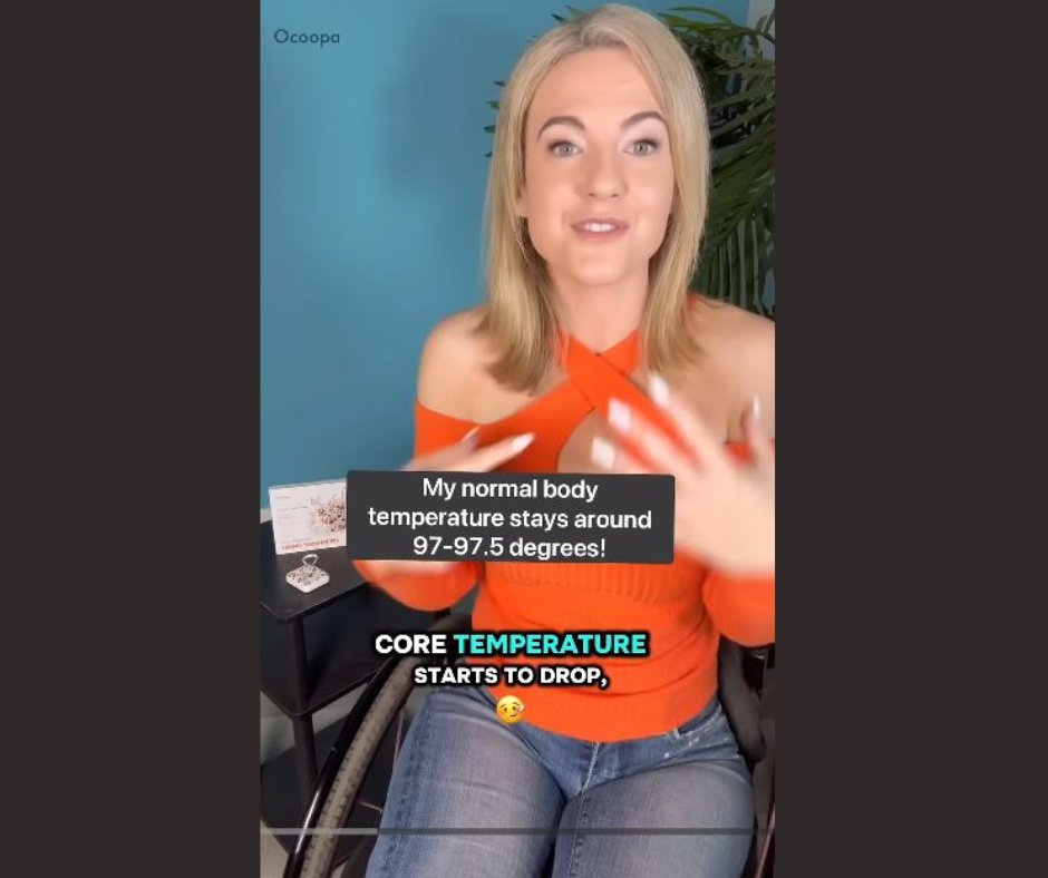 SPINALpedia's tweet image. &quot;Here’s the weird way my body responds to temperature 🥶&quot; from Madeline Delp 

spinalpedia.com/community/vide…

#wheelchair #paralysis #spinalcordinjury