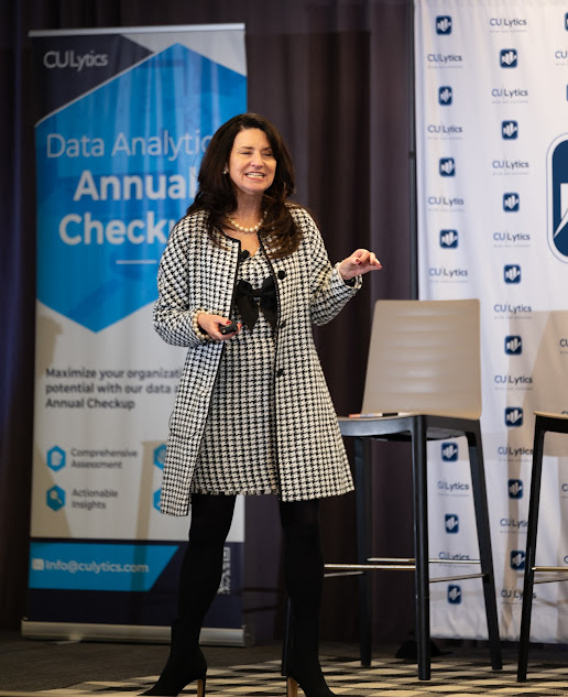 culytics's tweet image. At #2024CULyticsSummit, Anne Legg (@AnneTHRIVE) shared powerful examples of how CUs are using generative AI to boost operations, member engagement &amp;amp; performance.

Ready to turn AI vision into action?
Join us at #CULyticsSummit2026 → zurl.co/i4Rax
 Mar 17–18 | Atlanta