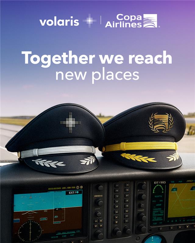 flyvolaris's tweet image. The alliance between Volaris and Copa Airlines 🤝 allows us to add more than 200 additional routes to our network and offer you even more travel options ✈️

Book here 👉 bit.ly/4p7eSMA