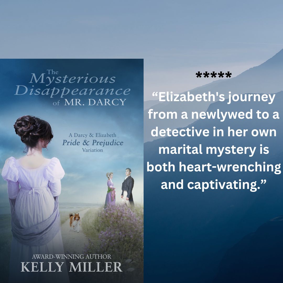 Kellyrei007's tweet image. Thanks, Dean!
Links: @inspiredbylaban @JulieBeagley1 
“The Mysterious Disappearance of Mr. Darcy,” a #PrideandPrejudice #Regency #Mystery #Romance with #Bridgerton vibes!
bookgoodies.com/a/B0CW1D8T7J
On #KindleUnlimited! At #Audible!