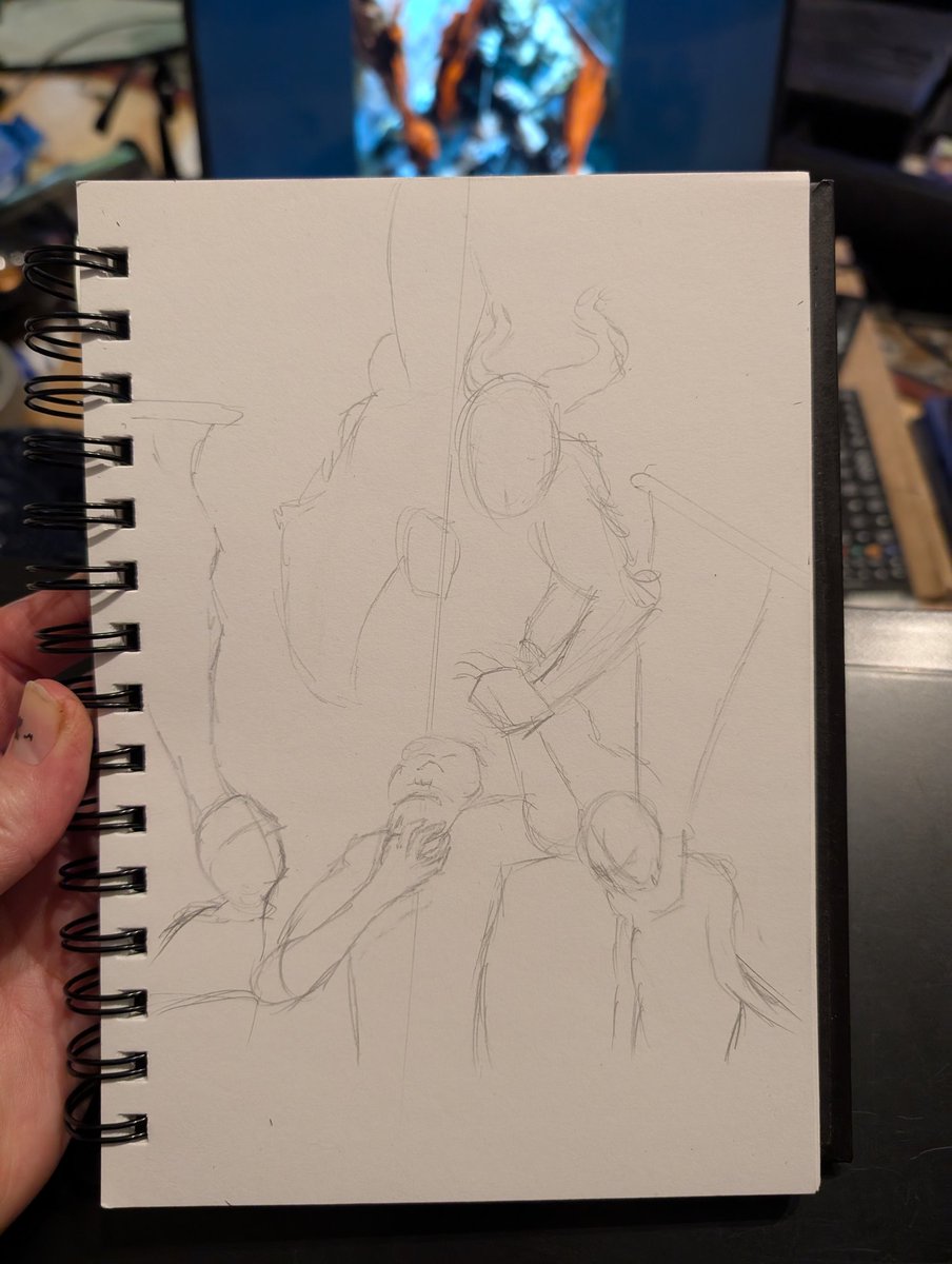 Ink drawing of <a href="/kreator/">Kreator</a> album Hate Über Alles

#art #inkdrawing #metal #albumart #thrashmetal