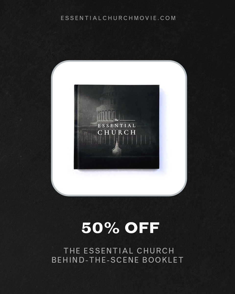 Black Friday is this week, and everything on The Essential Church website will be 50% off! Buy Blu-rays of the film and the behind-the-scenes book for exclusive insights into the making of The Essential Church!

essentialchurchmovie.com/store

#essentialchurchmovie #blackfridaysale
