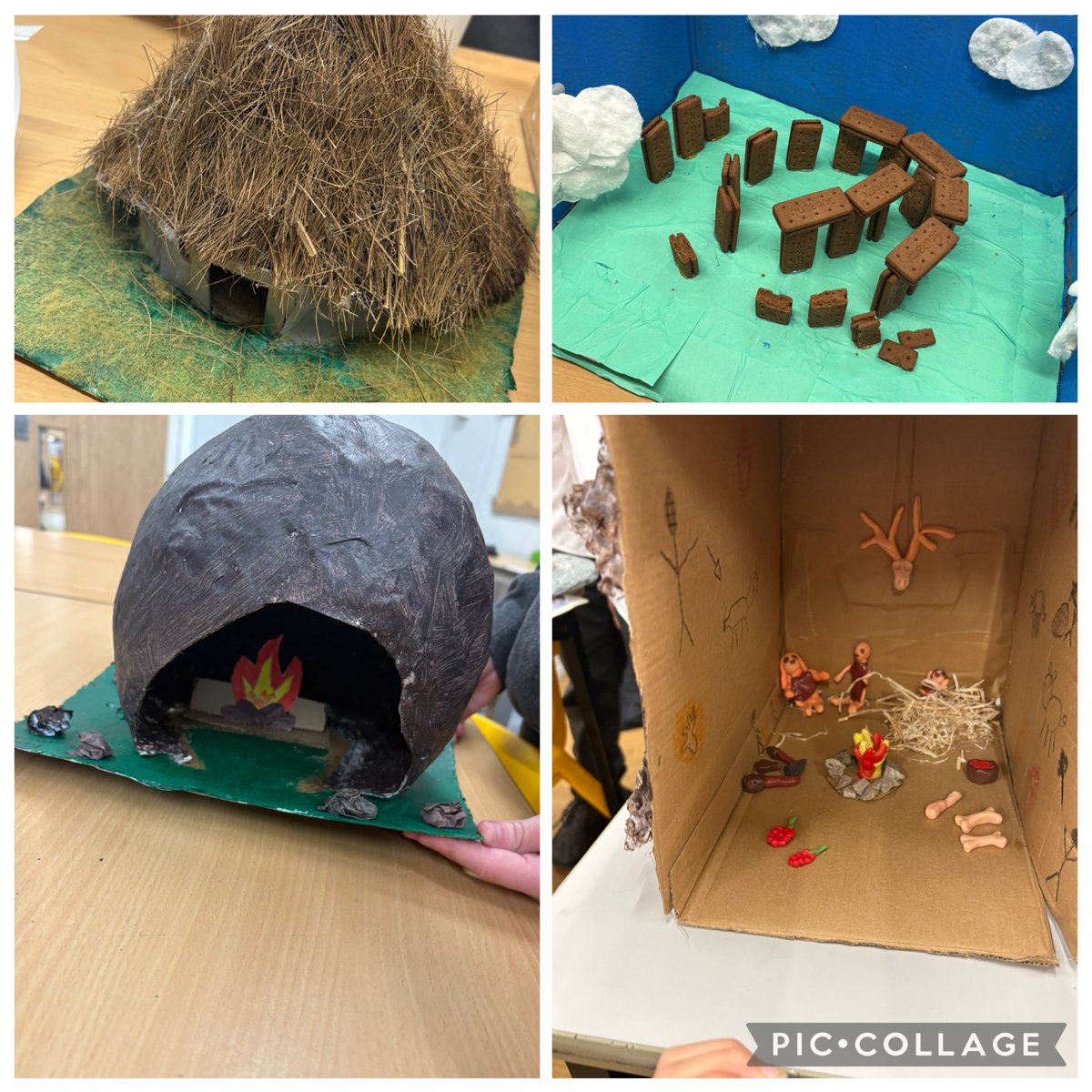 CCMPrimary's tweet photo. Wow! Amazing Stone Age homework created by our wonderful y3 children… high quality work accompanied by interesting and informative research! Well done children and a big thank you to our fabulous families for their hard work and support too! #teamcc https://t.co/14LWa4eUDe