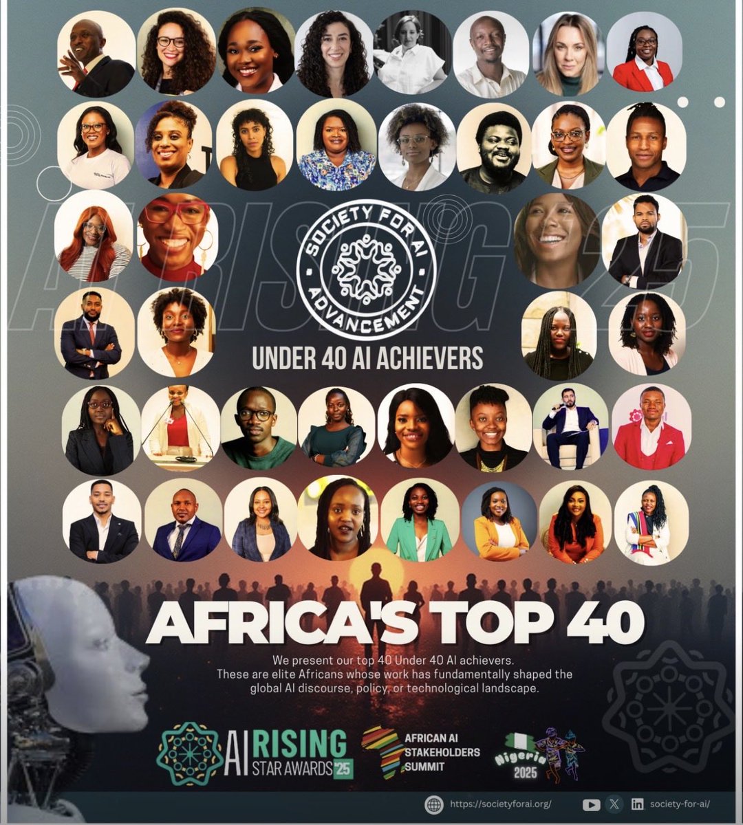 Honoured to be featured alongside fellow changemakers driving Africa’s AI transformation. Every conversation, every breakthrough, every collaboration is pushing the continent forward.
Proud to be part of this wave and even more excited for what’s coming next.