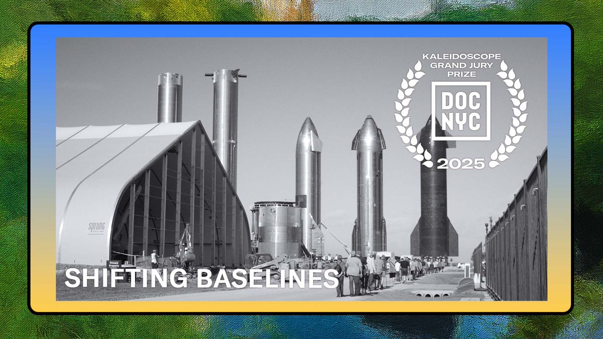 DOCNYCfest's tweet image. 🏆 The 2025 DOC NYC Kaleidoscope Competition Grand Jury Prize goes to SHIFTING BASELINES, “its striking black-and-white cinematography and bold artistic choices draw the viewer into a story that feels both urgent and universal.” Watch thru 11/30 at: 
docnyc.net/film/shifting-…