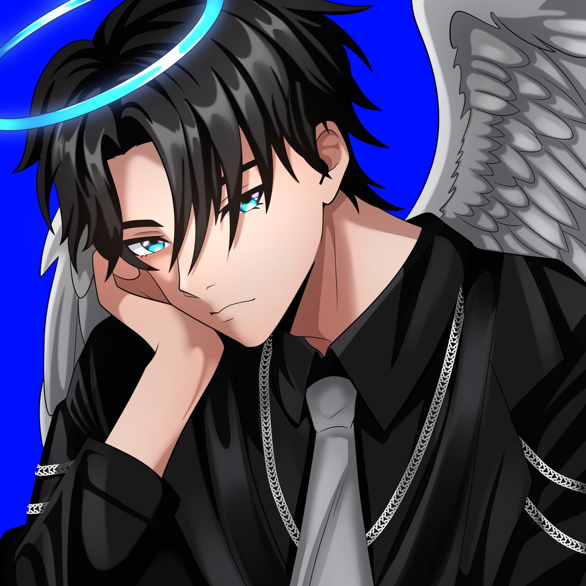 Berry 🖤🪽| (VCvlt) Angel Vtuber tweet media