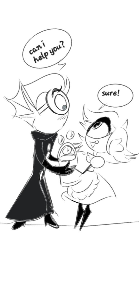 Tired tomight but I managed this.
#madmaid #hazbinhotel #hazbinhotelfanart  #hazbinhotelseason2 #baxty