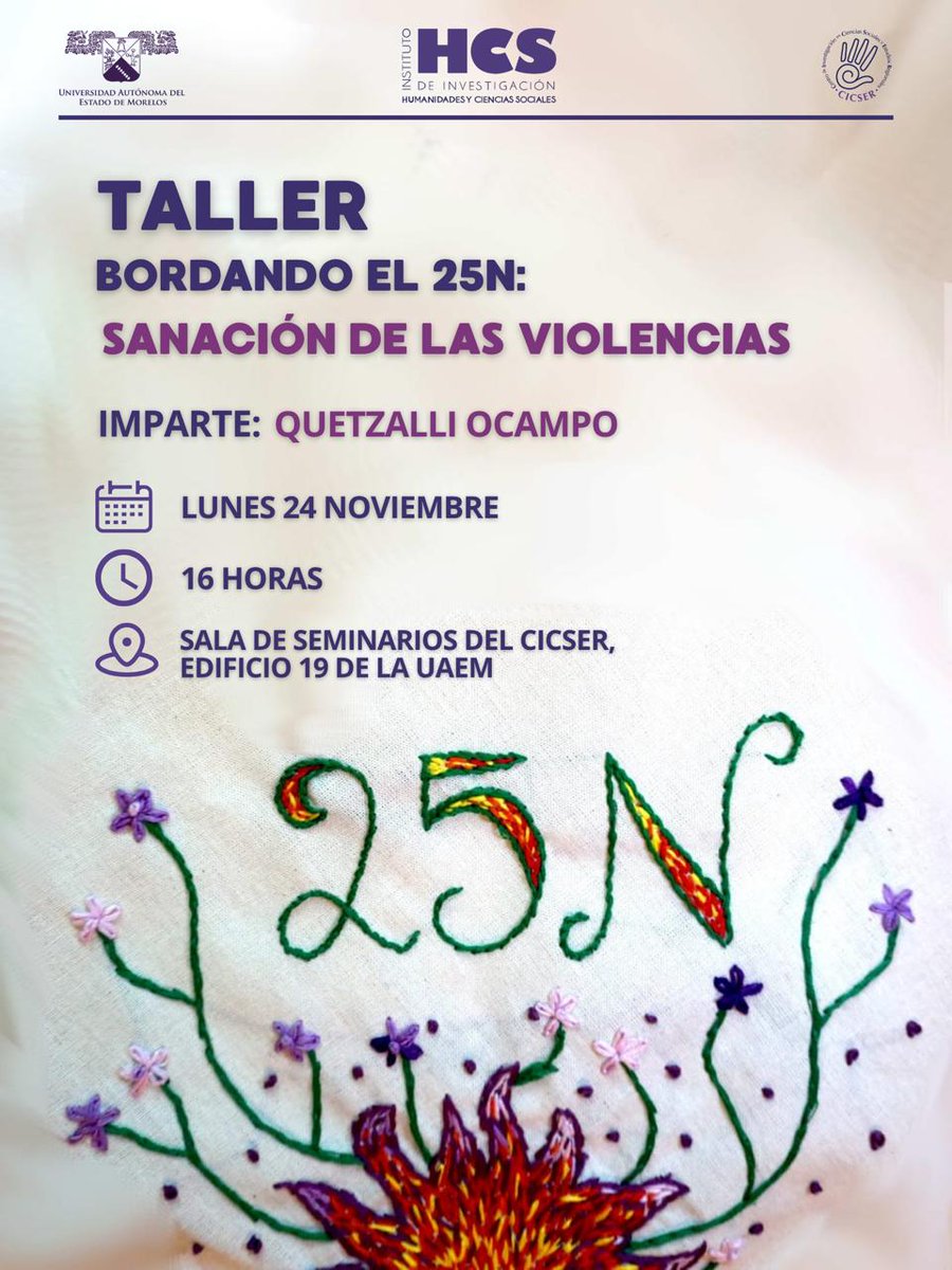 Carina Favela, egresada de Antropología - UAEM y Quetzalli Ocampo, estudiante de la Maestría en Estudios Regionales, estuvieron esta tarde en Referencia, espacio de <a href="/radiouaem/">Radio UAEM</a> , para invitarles a las actividades que tendrá el CICSER en el marco del #25N