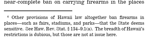米国は脚注で、他の立地制限も「疑わしい」として違憲であると示唆している。
