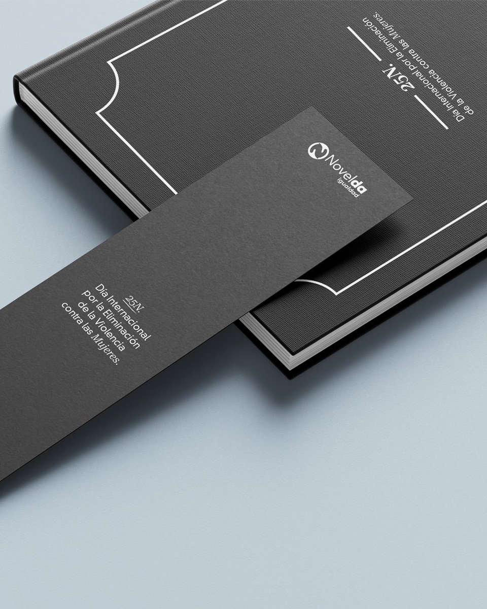 Nuestra campaña para <a href="/noveldaayto/">Ayuntamiento Novelda</a> por el 25N tiene segunda parte con estas piezas de concienciación. Una libreta y un marcapáginas que piden ponerle fin a la violencia de género en el capítulo 016.

#25N #campaña #creatividad #merchandising #016