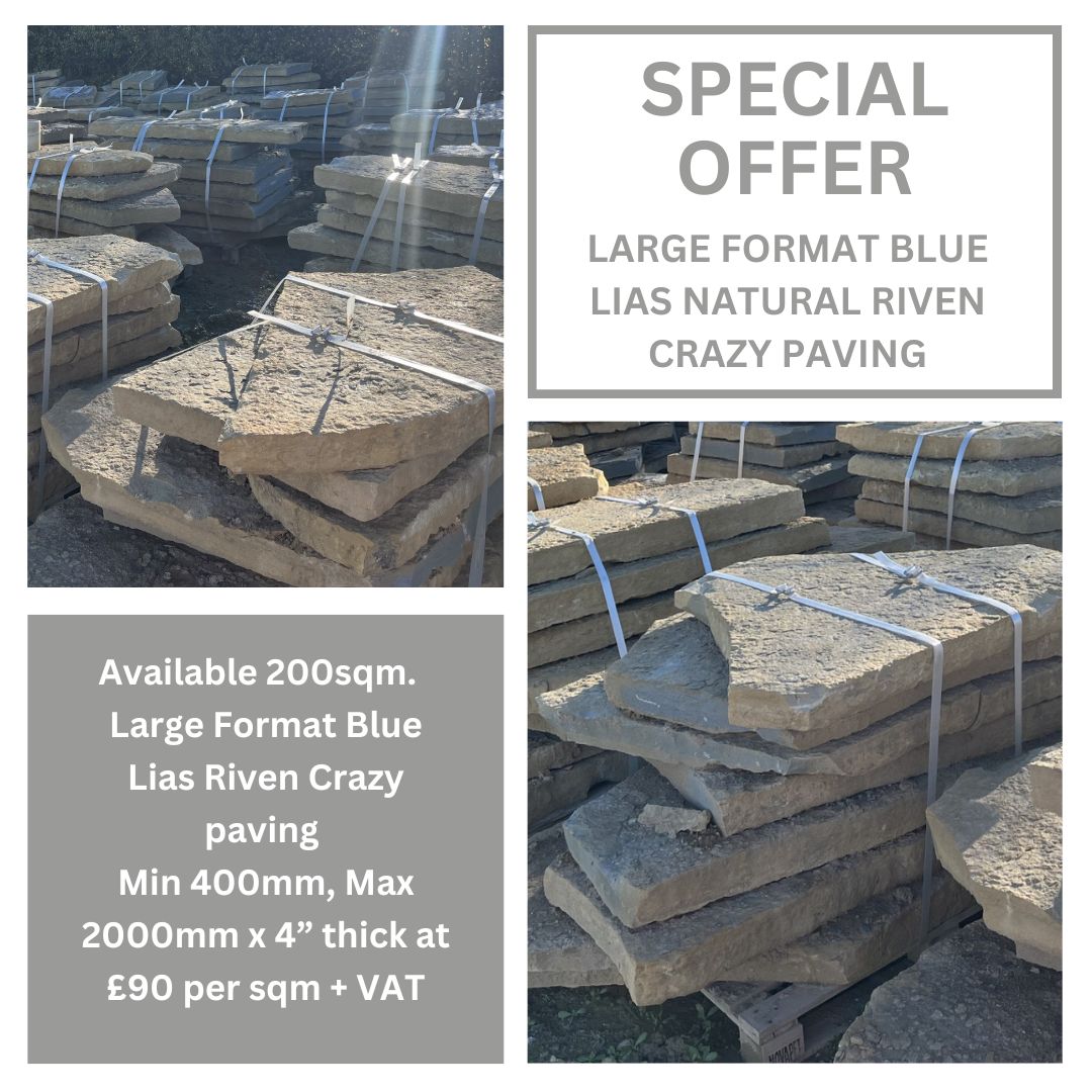Woohoo 🙌Special Offer  - For more information, please contact us on 01929 439255

 #BlueLias #NaturalStone #CrazyPaving #StonePaving #GardenDesign #LandscapingIdeas #OutdoorLiving #PavingStones #StoneSupplier #SpecialOffer