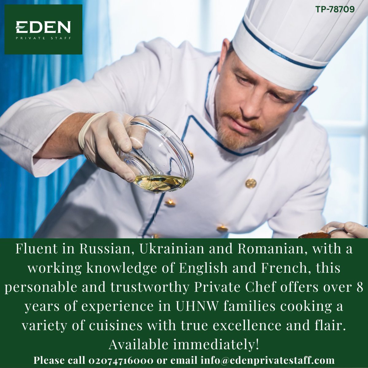 EdenPrivateStaf's tweet image. edenprivatestaff.com/resume/tp-7870…
#privatechef #chefs #privateclients #privatestaff #chefstalk #cheflife 
#chefdepartie #chefdecuisine  #chefjobs #chefrecruitment #familychef