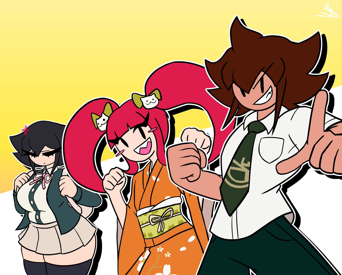 MozaicoTheRobot's tweet image. Lil drawing i made for halloween this year :]