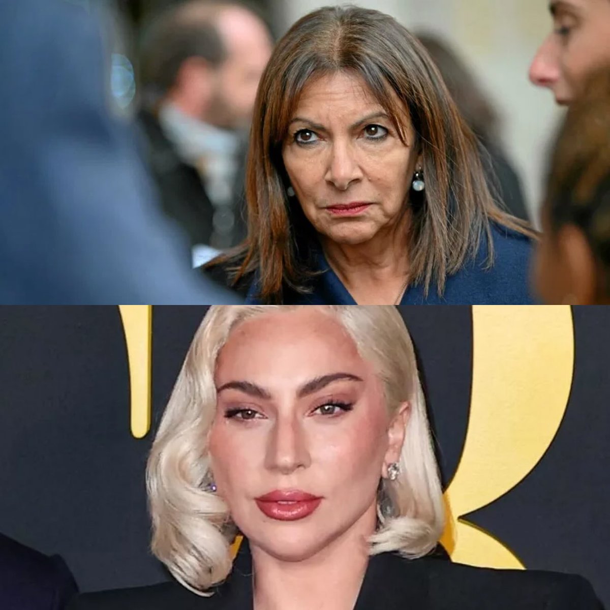 LBleuBlancRouge's tweet image. Anne Hidalgo a demandé à rencontrer Lady Gaga samedi soir dans sa loge après son concert à Paris mais la star américaine A REFUSÉ. 

🗞️ @TBT9_W9