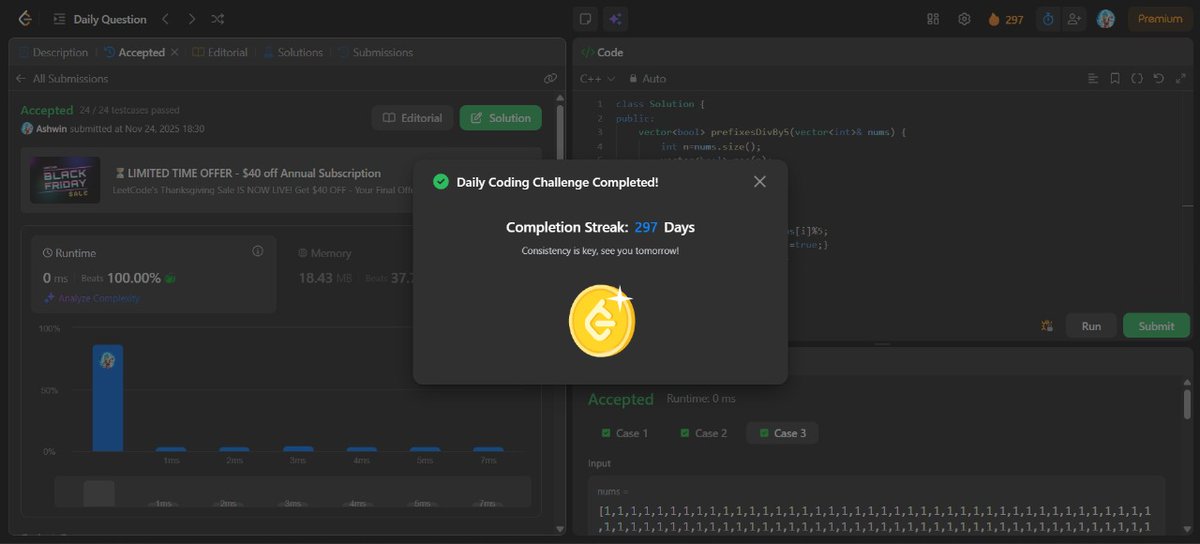 mystic_decoder's tweet image. Day 148                       

- Leetcode potd  
- End Sem Exam
- Industrial Training Report Work 🤡          

Do connect and join the grind! 🔥 

#nDaysOfCode #MERNStack #DSA #BuildInPublic #CodingJourney