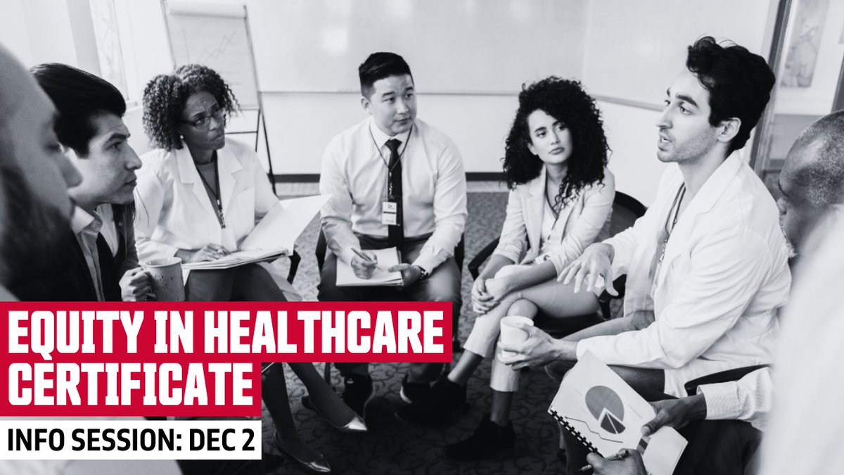 CS_SFU's tweet image. As a health professional, how can you contribute to equitable healthcare? Join us Dec 2 to explore our new Equity in Healthcare Certificate program. ow.ly/tJcY50XhezW