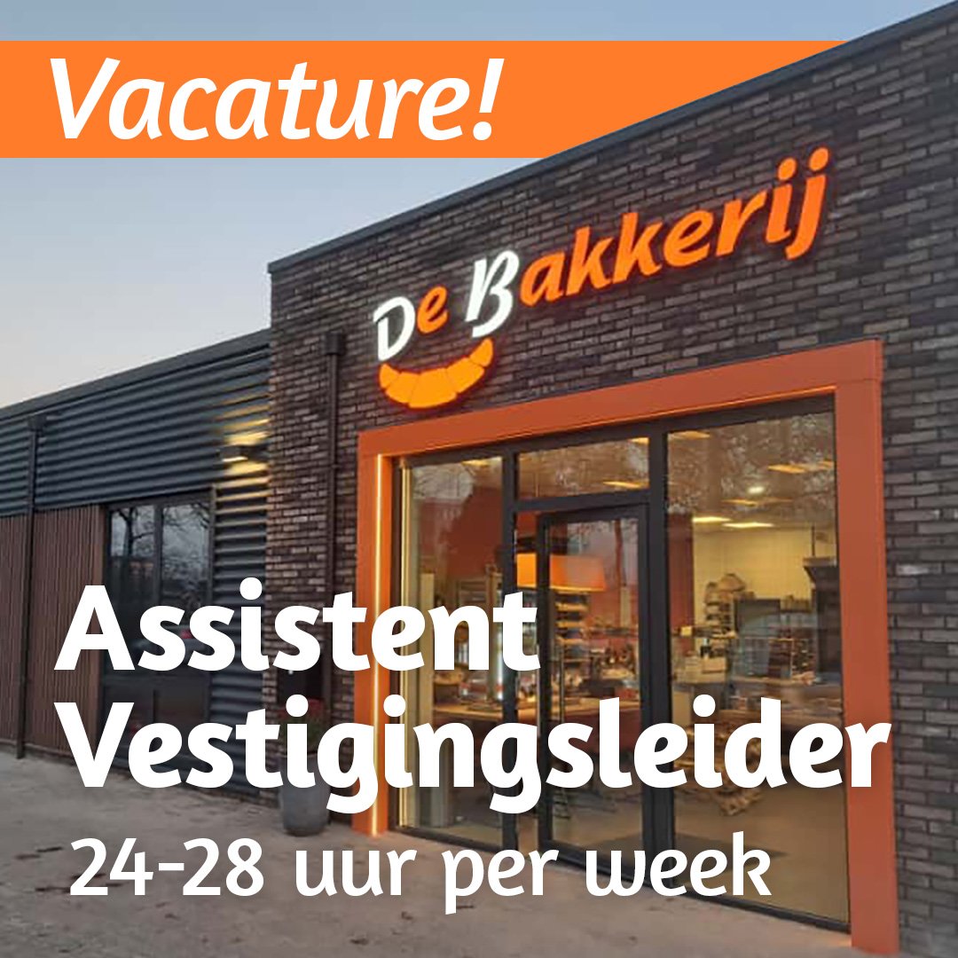 VACATURE!
Wij zijn op zoek naar een Assistent Vestigingsleider (24-28 uur/ma-vr)

tinyurl.com/VacatureDeBakk…