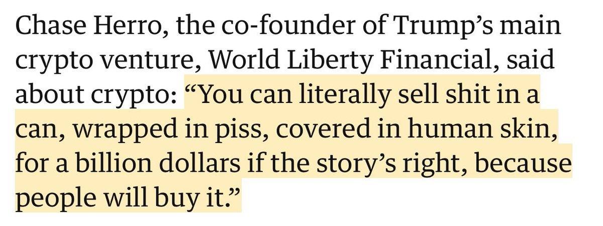 shitpissskincan's tweet image. Thank you @worldlibertyfi 🦅☝️

1B @WatcherChase