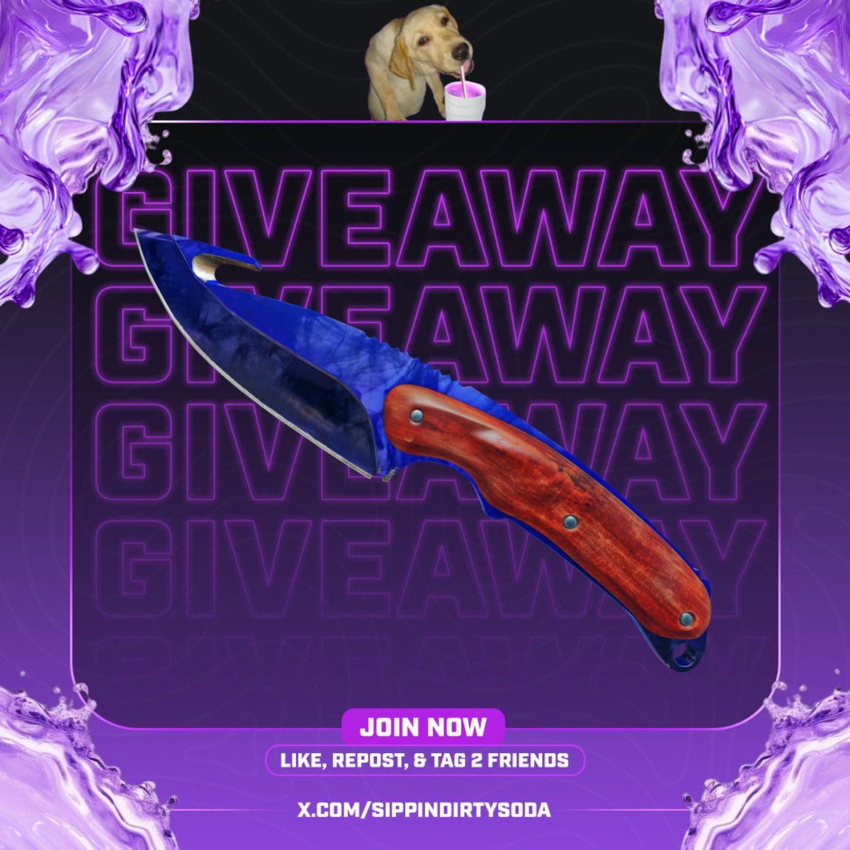 Gut Knife | Doppler Phase 3 Giveaway 🎉 

To Enter: 
✅ Follow Me, <a href="/TTVFIREWOULF/">FIREWOULF</a>, <a href="/C4rverCS/">C4rver</a> 
✅ Like, Repost &amp; Tag 2 friends 

⏰ Ends In 7 days, Good luck!