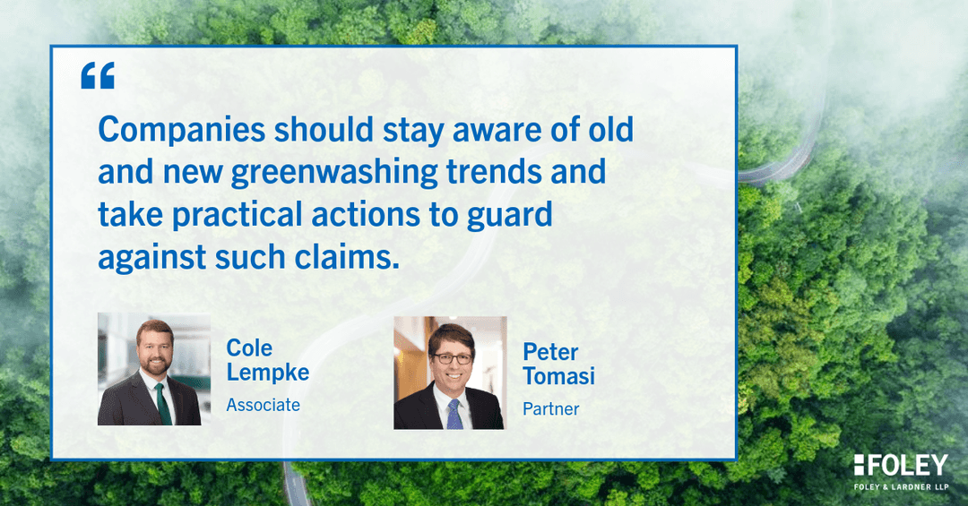 kfaget's tweet photo. Sustainability claims are under increasing scrutiny, and greenwashing is emerging as both a legal and political tool.

My colleagues Cole Lempke and Pete Tomasi explain why aligning marketing messages with facts and consumer expectations is critical as lawsuits and… https://t.co/kDkBEY0L1G