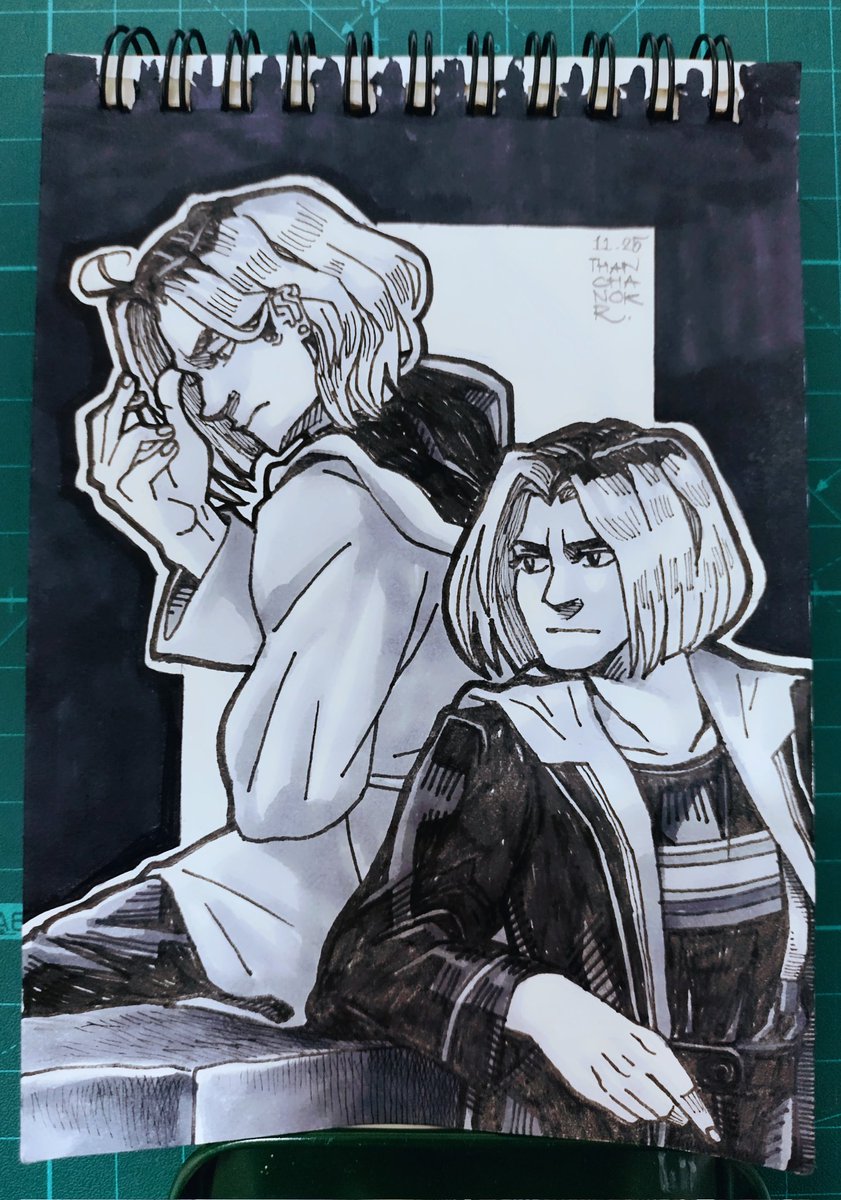 Dark and grey
#DoctorWho #13thDoctor