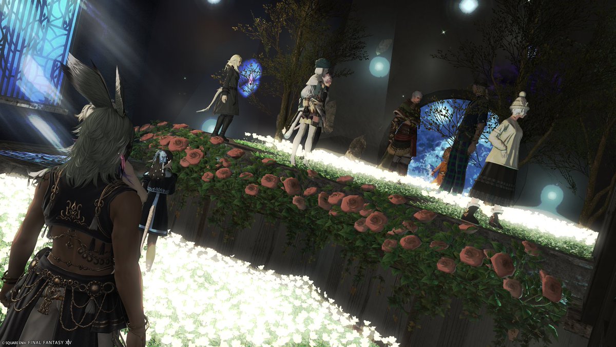 Ney_V_ff14's tweet image. 11月FCイベント最終日でした。ハウジングテーマの「冬」がなくなりました！と公言したマスターに笑ってしまったｗｗｗ #FCひだまりにゃんこ