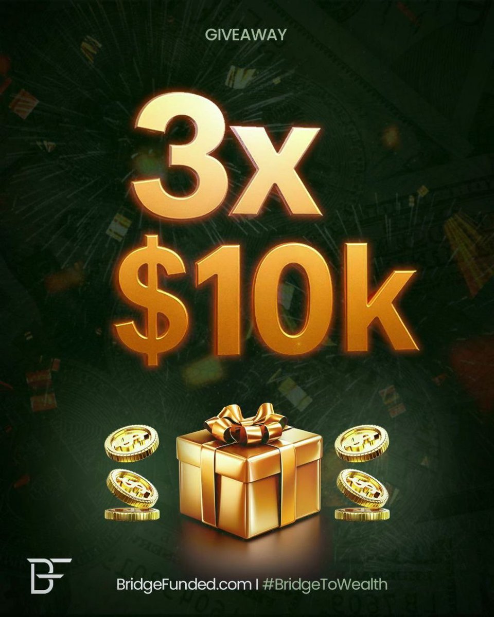 OzzTrade's tweet image. OzzTrade takipçilerine özel #Giveaway
$30.000 fon hediye.
Yapman gerekenler:
@OzzTrade ve @BridgeFunded 
Hesaplarını takip et. 
3 arkadaşını etiketle ve bu postu retweetle! 
Bol Şans :)

Çekiliş sonucu yarın 20.00 ‘da duyurulacak🤝 

Hala kayıt olmadıysan hemen hesabını…