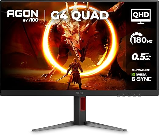 macacodaspromo's tweet image. 💻📱👡⌨️ Monitor Gamer AOC AGON QUAD 27&quot; QHD 180Hz 0.5ms IPS HDR10 Base Ajustável Q27G4F

💰 R$ 1199 à vista

🎟️ Cupom: 20BLACK

🔗 Compre aqui:
amazon.com.br/dp/B0FGDK8DJM?…

🐒 Postado por 🐒