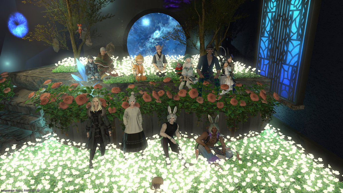 Ney_V_ff14's tweet image. 11月FCイベント最終日でした。ハウジングテーマの「冬」がなくなりました！と公言したマスターに笑ってしまったｗｗｗ #FCひだまりにゃんこ