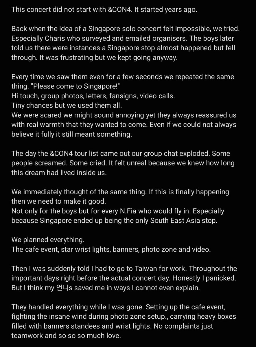 fivedoubletwo's tweet image. My post &amp;amp;CON4 in Singapore reflection...
#NFlyinginSG #엔플라잉 
I don&apos;t think I can ever forget this.