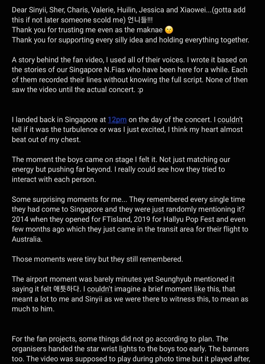 fivedoubletwo's tweet image. My post &amp;amp;CON4 in Singapore reflection...
#NFlyinginSG #엔플라잉 
I don&apos;t think I can ever forget this.