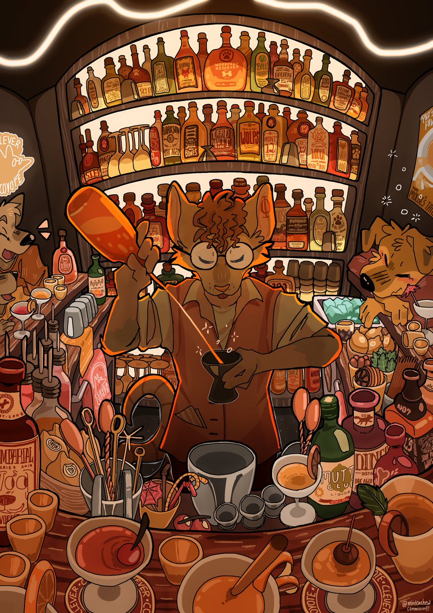 MintCashew's tweet image. The Bartender