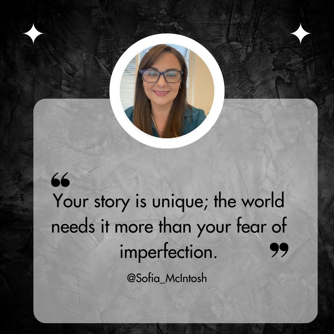 InkCatherine's tweet photo. Your story is unique; the world needs it more than your fear of imperfection.
#WritersCommunity #BookMarketingTips #AuthorGrowth #WriteYourStory #PublishingSuccess #WritingCommunity #writerslift https://t.co/HNAlXeWKU1