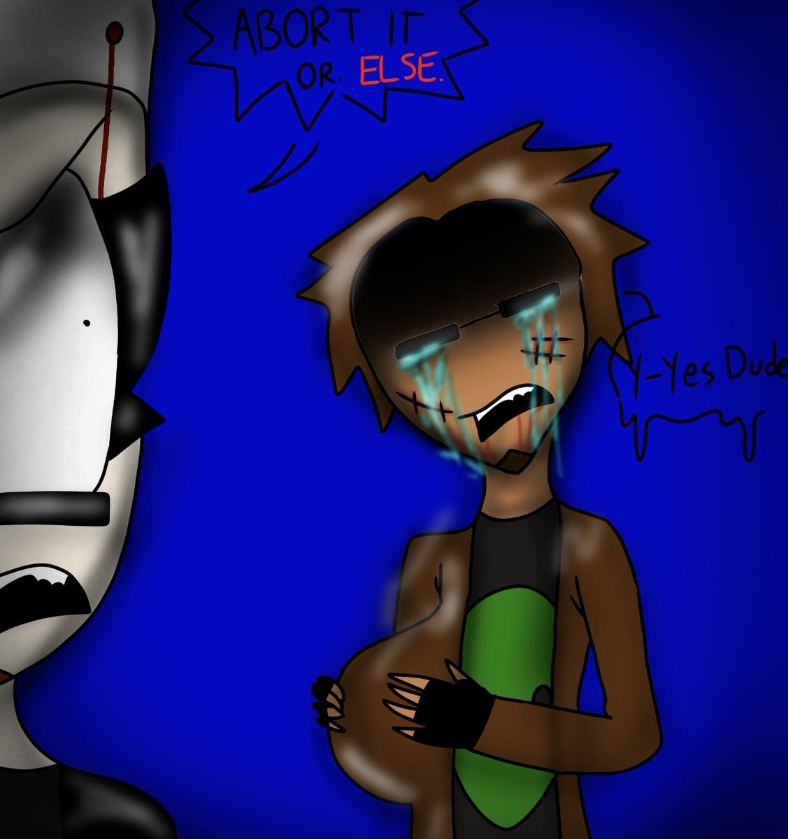 gyugyucat's tweet image. reposting what i made back in september after deleting it for getting too much attention. if anyone wants proof that its mine i can provide speedpaints &amp;lt;3 cr to original artist i got inspired by: iamkat_hello1 on tiktok
#postal #postaltwt #postaldude