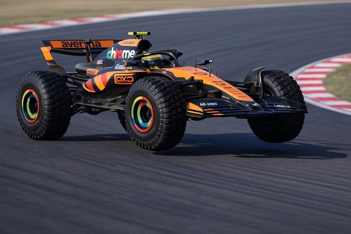 startonpole's tweet image. Mclaren setup for Qatar